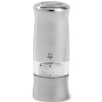 Мельница для соли электрическая 14 см, акрил/хромированный пластик, серия Zeli, PEUGEOT, Франция
