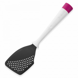 Лопатка перфорированная, с каплесборником, 34 см, серия Kitchen Tools, TREBONN, Италия, Кухонные лопатки