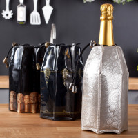 Приспособление для охлаждения игристых вин, 21,5 х 15,5 см, пластик, платина, VACU VIN, Нидерланды_00803980054787242421.jpg