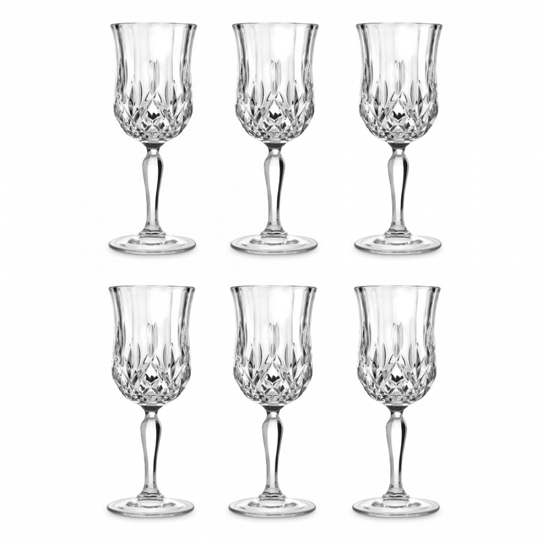 Набор из 6-ти бокалов для вина, 160 мл, хрустальное стекло, серия Opera, RCR, Италия