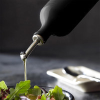 Бутылка для масла и уксуса, 450 мл, керамика, черный трюфель, серия Natural Chic, EMILE HENRY, Франция_00820220043252756860.jpg