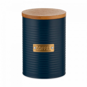 Емкость для хранения кофе, 1,4 л, нержавеющая сталь, темно-синий, серия Otto, TYPHOON, Великобритания, TYPHOON (Великобритания)