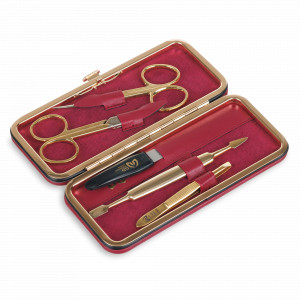 Набор маникюрный в футляре, 5 предметов, GD, Германия, Домашний маникюрный набор