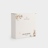 Салатник порционный, 15 см, 530 мл, керамика, белый, декор, серия Flower Rabbit, ANNA LAFARG, Китай_00822230085047263442.jpg