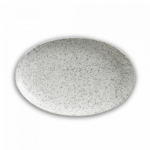 Тарелка овальная, 25 х 16 см, фарфор, серый, серия Икра, MAXWELL WILLIAMS, Австралия, Австралийский фарфор