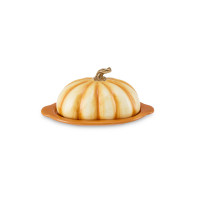 Маслёнка с крышкой 3D «Тыковка», 20 х 12.6 см, керамика, декор, серия Осенние дары, DECOR DE TABLE, Россия_00818470056387402066.jpg