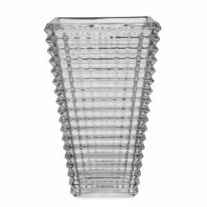 Ваза для цветов, 28 см, стекло, серый, серия Traviata, ANNA LAFARG, Китай, Предметы интерьера ANNA LAFARG