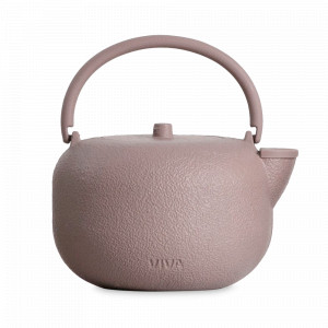 Чайник заварочный с ситечком, 800 мл, чугун, нержавеющая сталь, силикон, розовый, серия Saga, VIVA Scandinavia, Дания, Скидка до -20% на Viva Scandinavia