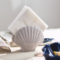 Подставка для салфеток Pearl, 13 х 11 см, фарфор, серый, серия Sea treasures, TKANO, Китай_00821710057570795246.jpg