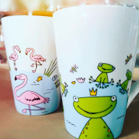 Кружка «Фламинго», 420 мл, фарфор, белый, KOENITZ, Германия_00809240058653799420.jpg