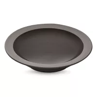 Тарелка суповая BASALTE, 20 см, керамика, коричневый, серия Bahia, GUY DEGRENNE, Франция, 