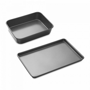 Набор для выпечки и запекания с антипригарным покрытием 2 шт, сталь, графит, серия MasterClass, KITCHEN CRAFT, Великобритания, Формы для выпечки Kitchen Craft