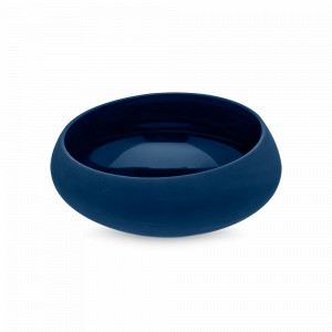 Салатник скошенный BLEU, 12 см, 300 мл, керамика, синий матовый, серия Gourmet, GUY DEGRENNE, Франция, Салатники из керамики