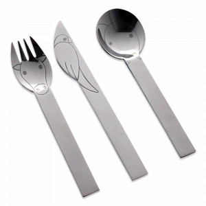 Набор детских столовых приборов 3 предмета, сталь, серия Jungle, HERDMAR, Португалия, HERDMAR (Португалия)