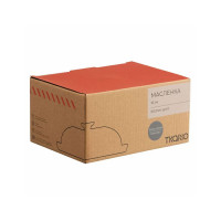 Маслёнка , 11,5 х 16 х 8 см, фарфор, синий, коричневый, серия Kitchen Spirit, TKANO, Россия_00810420046422537786.jpg