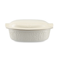 Форма для выпечки хлеба Parrot, 4 л, 38 х 25 см, керамика, бежевый, серия Birds of Paradise, LIBERTY JONES, Россия