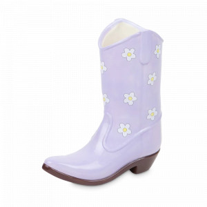 Ваза для цветов, 22.5 см, керамика, лиловый, серия Rodeo, DOIY, Испания, DOIY (Испания)