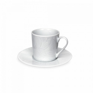 Чашка кофейная, 100 мл, костяной фарфор, белый, серия White Nature, TAITU, Италия, Итальянский фарфор