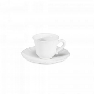Пара кофейная White, 90 мл, керамика, белый, серия Alentejo, COSTA NOVA, Португалия, Кофейные пары