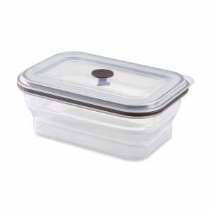 Контейнер для хранения складной Silikobox, 900 мл, силикон, темно-бордовый, SMART SOLUTIONS, Россия, Емкости для хранения