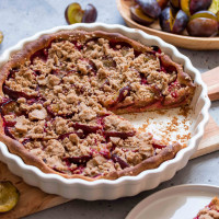 Форма для выпечки рифленая, 28 см, керамика, цвет: меренга, серия Meringue, LE CREUSET, Франция_00803680052453161370.jpg