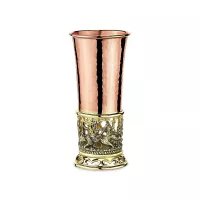 Стопка «Лисья охота», 65 мл, медь кованая, серия Охотничий домик, Кольчугинский Мельхиор, Россия, 