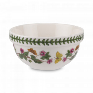 Салатник «Цикламен», 14 см, фаянс, белый, декор, серия Botanic Garden, PORTMEIRION, Великобритания, Английский фарфор