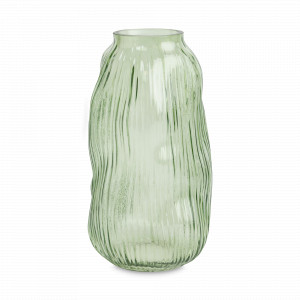 Ваза для цветов, 30 см, стекло, зеленый, серия Creek, ANNA LAFARG, Китай, Стильные вазы для цветов