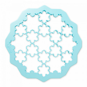 Форма  для печенья «Снежинки», 23. 5 см, ABS пластик, голубой, LEKUE, Испания, Кухонные аксессуары LEKUE
