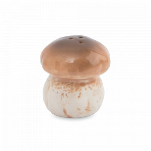 Емкость для соли или перца «Гриб», 7 см, керамика, коричневый, серия Autumn Forest, ANNA LAFARG, Китай, Солонки и перечницы