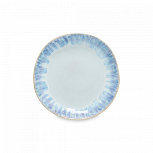Тарелка закусочная Ria Blue, 22 см, керамика, кремовый, синий, серия Brisa, COSTA NOVA, Португалия, Тарелки закусочные
