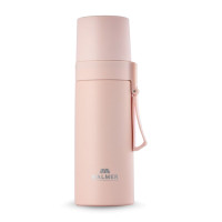 Термос Hippo, 350 мл, нержавеющая сталь, пластик, розовый, WALMER, Великобритания