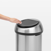 Контейнер для мусора, 60 л, нержавеющая сталь, стальной, серия TOUCH BIN, BRABANTIA, Бельгия_00795940063801412796.jpg