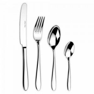 Набор столовых приборов на 6 персон, 24 предмета, нержавеющая сталь, серебристый, серия Willow, ARTHUR PRICE, Великобритания, Наборы столовых приборов 24 предмета