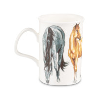 Кружка «Лошадка Серо-коричневая», 320 мл, костяной фарфор, декор, серия Ланкастер, ROY KIRKHAM, Великобритания_00814130039495025852.jpg