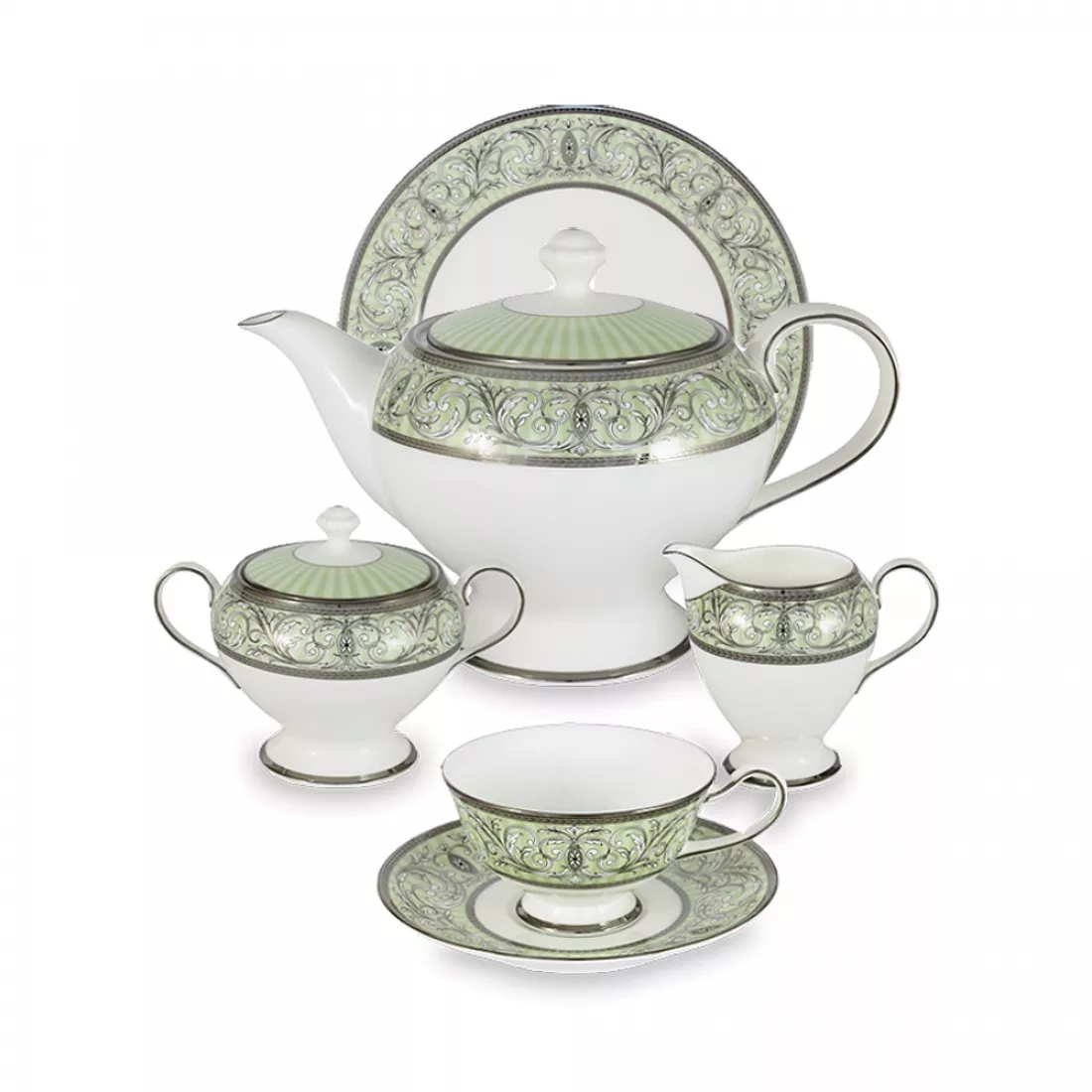 NAR-52033-4717-Tea set 6/21 NARUMI, Сервиз чайный на 6 персон, 21 ...