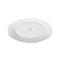 Салатник овальный, 24 см, костяной фарфор, белый, рельеф, серия Рошель, NARUMI, Япония_00812730043226751694.jpg