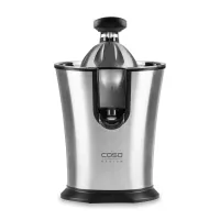 Соковыжималка для цитрусовых, нержавеющая сталь, пластик, черный, стальной, CASO, Германия, 
