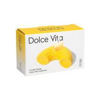 Подсвечник для одной свечи, 5.5 х 10.5 см, керамика, желтый, серия Dolce Vita, DOIY, Испания_00821710053738362759.jpg