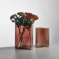 Ваза Туман, 29 см, хрусталь, карамельная, NUDE GLASS, Турция_00813890074695366644.jpg