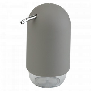 Пластиковый диспенсер для жидкого мыла Touch, материал: полипропилен, размер: 19 x 7 см, цвет: серый, UMBRA, Канада, UMBRA (Канада)