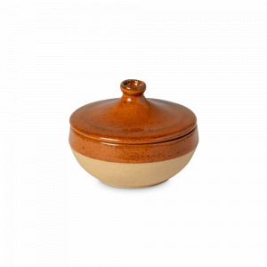 Горшочек для запекания с крышкой Cannelle, 12 см, 200 мл, керамика, коричневый, серия Marrakesh, COSTA NOVA, Португалия, Горшочки для запекания