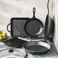 Сковорода - гриль с двумя ручками, 28 х 28 см, чугун, серия Chef Collection, LODGE, США_00806060048080208939.jpg