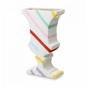 Ваза Radiant, 25 см, доломит, белый, декор, серия Accent, TKANO, Россия, Вазы для цветов