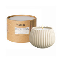 Свеча ароматическая Nutmeg, Leather & Vanilla, 8 см, бежевый, серия Edge, TKANO, Россия_00813870051473306632.jpg