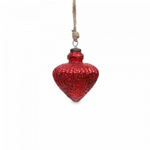 Украшение новогоднее подвес, 14 см, стекло, красный, ROOMERS FURNITURE, Нидерланды, ROOMERS FURNITURE (Нидерланды)