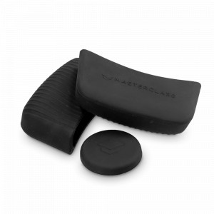 Набор из 3-х прихваток для ручек, силикон, черный, серия MasterClass, KITCHEN CRAFT, Великобритания, Прихватки кухонные силиконовые