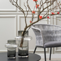 Ваза Vayr, 20 см, стекло, серый, BERGENSON BJORN, Великобритания_00814620061572345979.jpg