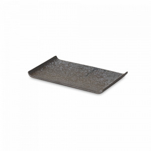 Блюдо прямоугольное Brown, 21 х 14 см, каменная керамика, коричневый, серия Isamu, ROOMERS TABLEWARE, Нидерланды, ROOMERS TABLEWARE (Нидерланды)