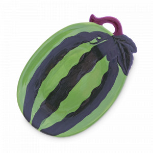 Блюдо для сервировки Арбуз, 25.5 х 18 см, керамика, зеленый, серия Harvest, REPAST, Чехия, Harvest REPAST